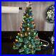 Vintage 20 Inch Tall Lighted Ceramic Christmas Tree 11 Wide