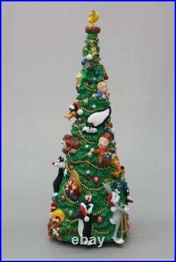 Vintage 2000 Looney Tunes Cartoon Characters Musical Lighted 15 Christmas Tree