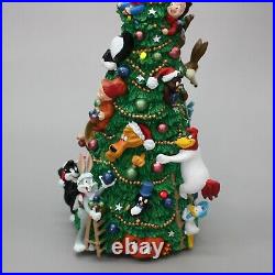 Vintage 2000 Looney Tunes Cartoon Characters Musical Lighted 15 Christmas Tree