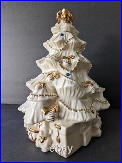 Vintage 2003 Lenox China Jeweled Candlelight Christmas Tree