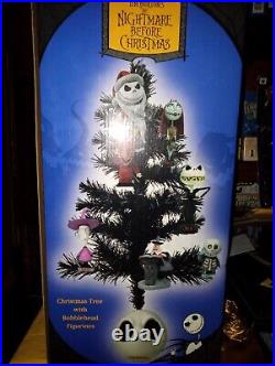 Vintage 2003 Neca Nightmare Before Christmas Tree And Ornaments