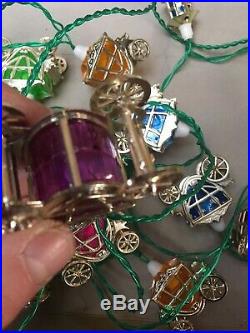 Vintage 20x Pifco Christmas Tree Fairy Lights Cinderella Carriages & Lanterns