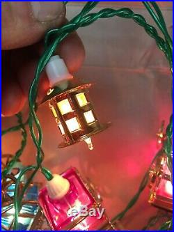 Vintage 20x Pifco Christmas Tree Fairy Lights Cinderella Carriages & Lanterns
