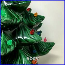 Vintage 21 Ceramic Lighted Christmas Tree 1970's