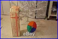 Vintage 43 Branch Evergleam Aluminum Specialty 6 Six Foot Christmas Tree