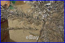Vintage 43 Branch Evergleam Aluminum Specialty 6 Six Foot Christmas Tree