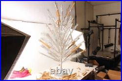 Vintage 52 Aluminum Branch Christmas Tree & Round Base