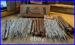 Vintage 6 1/2' Stainless Aluminum Christmas Tree 66 Splendor Curl Twist Branches