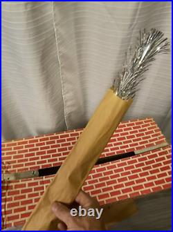 Vintage 6.5 Foot Aluminum Christmas Tree 61 Branches Complete in Box