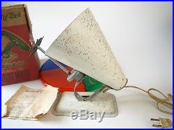 Vintage 6.5 ft Chiming Rotating 69 Branch Aluminum Christmas Tree + Color Wheel
