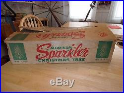 Vintage 6 Foot Sparkler Aluminum Christmas Tree