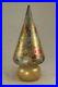 Vintage 6¾ Murano Millifiori Gold Venetian Art Glass Christmas Tree Italy
