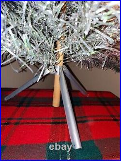 Vintage 6 ft. Aluminum Christmas Tree with Sleeves & Box 94 Limbs