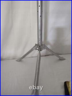 Vintage 60's 6 ft Stainless Aluminum Silver Christmas Tree