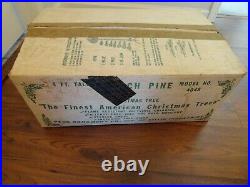 Vintage 60's foot Bottle Brush Christmas Tree Keller Ind. Orginal Box