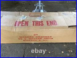 Vintage 6ft Aluminum Christmas Tree 1959 Orig. Box Instructions Modern Coatings