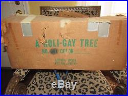Vintage 6ft Aluminum'Holi-Gay' Silver Christmas Tree with Original Box