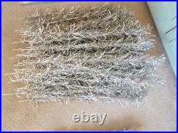 Vintage 7' Foot Aluminum Christmas Tree 124 Branches And Stand