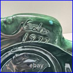 Vintage 70's Altantic Mold Ceramic Christmas Tree With Base 18 Decoration Large