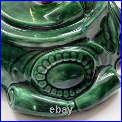 Vintage 70's Altantic Mold Ceramic Christmas Tree With Base 18 Decoration Large