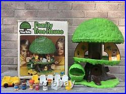 Vintage 70's Kenner Tree Tots FAMILY TREE HOUSE Playset Boxed