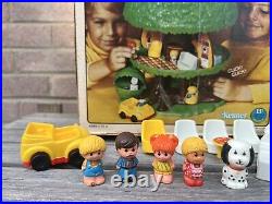 Vintage 70's Kenner Tree Tots FAMILY TREE HOUSE Playset Boxed