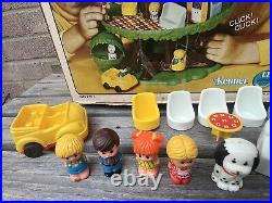 Vintage 70's Kenner Tree Tots FAMILY TREE HOUSE Playset Boxed