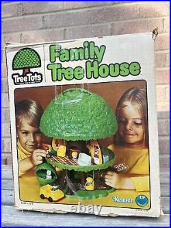 Vintage 70's Kenner Tree Tots FAMILY TREE HOUSE Playset Boxed