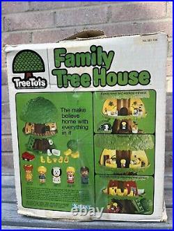 Vintage 70's Kenner Tree Tots FAMILY TREE HOUSE Playset Boxed