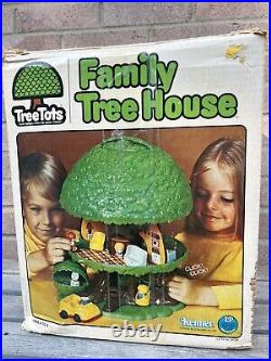 Vintage 70's Kenner Tree Tots FAMILY TREE HOUSE Playset Boxed