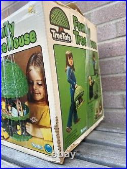 Vintage 70's Kenner Tree Tots FAMILY TREE HOUSE Playset Boxed