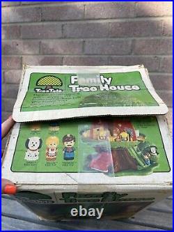 Vintage 70's Kenner Tree Tots FAMILY TREE HOUSE Playset Boxed