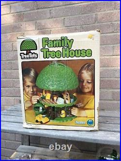 Vintage 70's Kenner Tree Tots FAMILY TREE HOUSE Playset Boxed