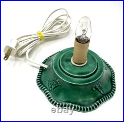 Vintage 70's Scioto Ceramic Light Up 12 Christmas Tree Plug-In with Base Works