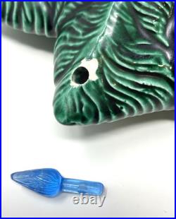 Vintage 70's Scioto Ceramic Light Up 12 Christmas Tree Plug-In with Base Works