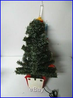 Vintage 8 Light C-6 NOMA Christmas WALL Tree w Bubble Lights