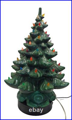 Vintage ALANTIC MOLD Ceramic Christmas Tree withBASE (READ DESC)