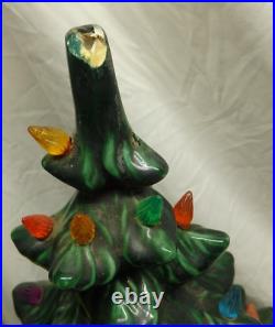 Vintage ALANTIC MOLD Ceramic Christmas Tree withBASE (READ DESC)