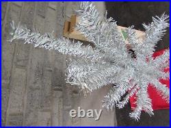 Vintage ASTRALITE Aluminum-Like Vinyl Christmas Tree Tabletop 38Canada 1970-79