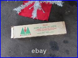 Vintage ASTRALITE Aluminum-Like Vinyl Christmas Tree Tabletop 38Canada 1970-79