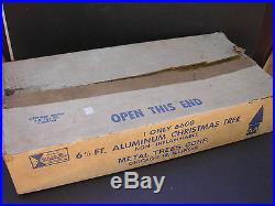 Vintage Alcoa Aluminum 6 1/2' Christmas Tree Original Box