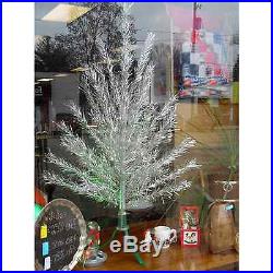 Vintage Aluminum 4 Foot Christmas Tree With Penetray Color Wheel with Boxes
