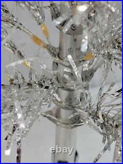 Vintage Aluminum 4 Ft Christmas Tree 33 Branch READ DESCRIPTION