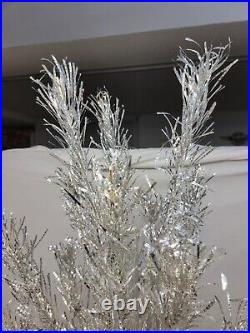 Vintage Aluminum 4 Ft Christmas Tree 33 Branch READ DESCRIPTION