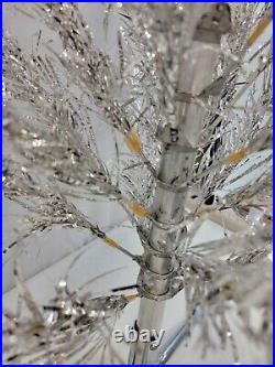 Vintage Aluminum 4 Ft Christmas Tree 33 Branch READ DESCRIPTION