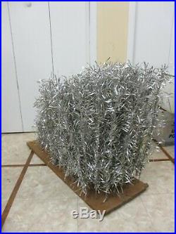 Vintage Aluminum Christmas SILVER Tree Branches HUGE Lot of 118 pieces