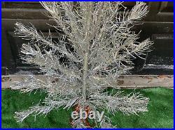 Vintage Aluminum Christmas Tree 4' (48) 40 Branches