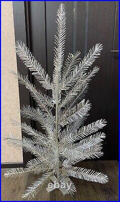 Vintage Aluminum Christmas Tree Retro Style Tree Large Lush, 120cm or 4ft