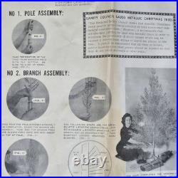 Vintage Aluminum Christmas Tree Sparkler Pom Pom 69 Branches Box Instructions Vintage Aluminum Christmas Tree Sparkler Pom Pom 69 Branches Box Instructions