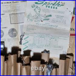 Vintage Aluminum Christmas Tree Sparkler Pom Pom 69 Branches Box Instructions Vintage Aluminum Christmas Tree Sparkler Pom Pom 69 Branches Box Instructions